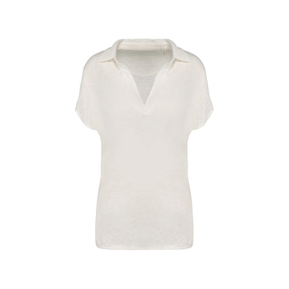 Damen Polo aus Leinen