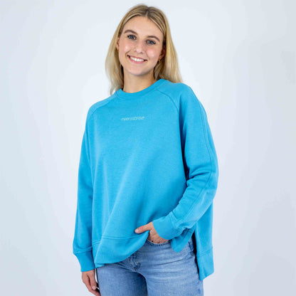 Sweatshirt Sidecut sommermädel backprint Puff